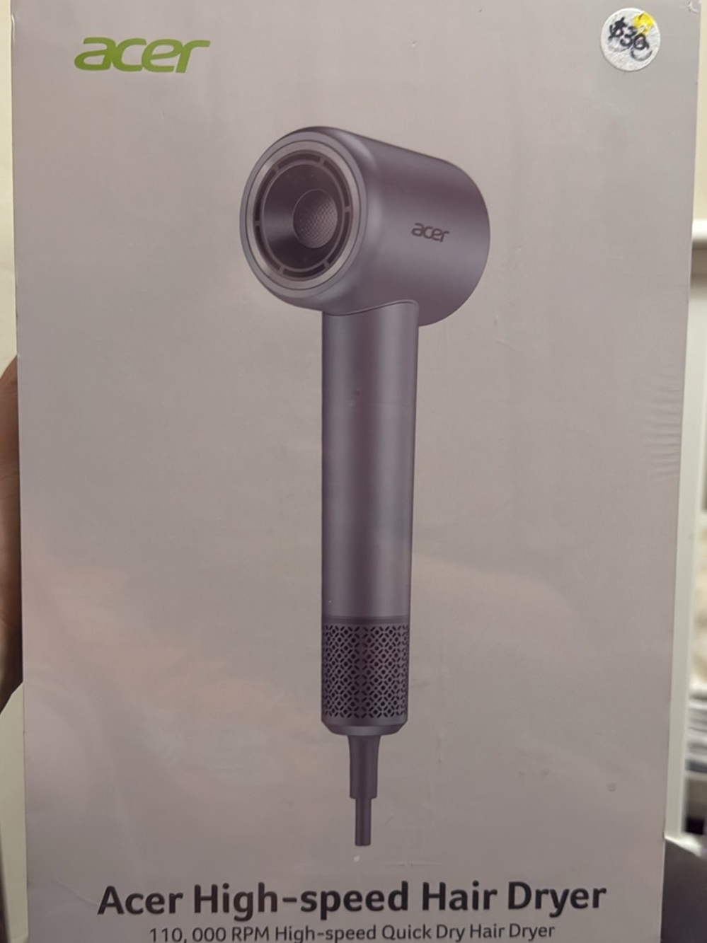 Acer Hair Dryer still sealed